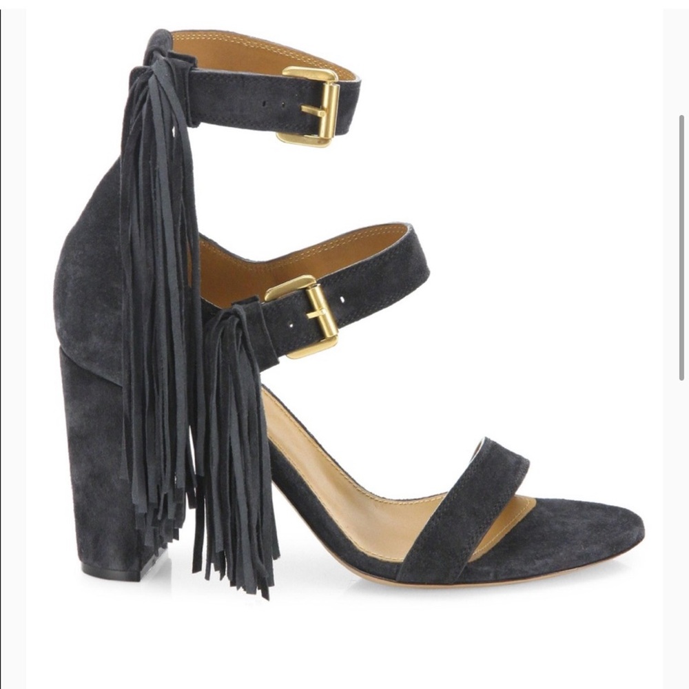 NWT Chloe Maya Fringed Sandals